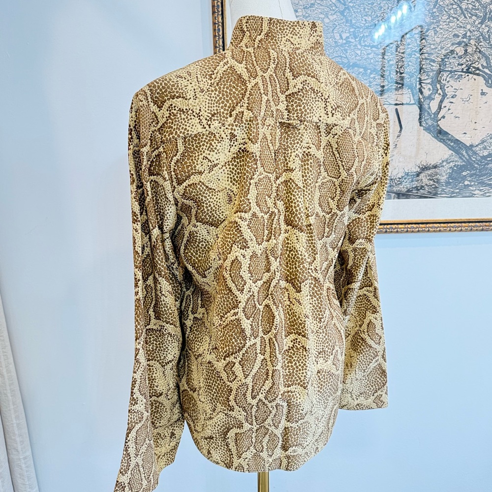 ✨ CHLOE spring summer 2018 snake spring silk blouse - Picture 4 of 4